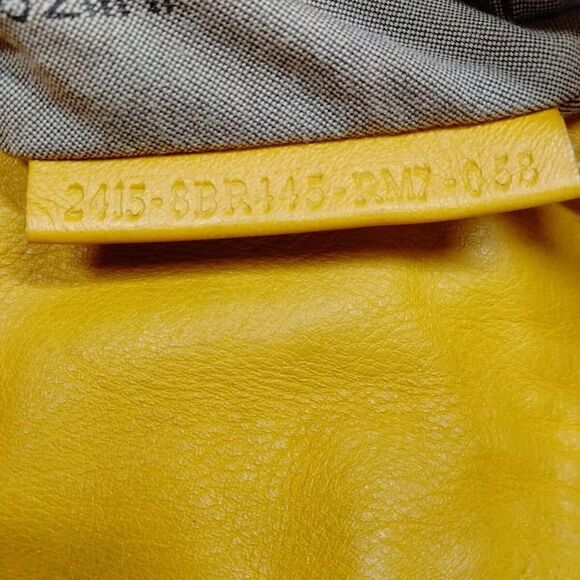 FENDI Chef Small Orange Perforated FF Zucca Calfskin Shoulder Bag - Picture 14 of 16